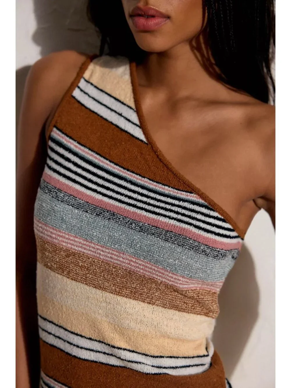 NWT Free People Sun Rays Sweater Mini Dress Maple Combo Small